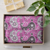 Boho Pink Paisley Pattern Tissuepapier (Geschenk)