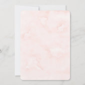 Boho Pink Peony Pampas Invitations de douche nupti (Dos)