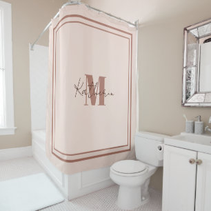 Boho Pink Personal Shower Curtain Douchegordijn