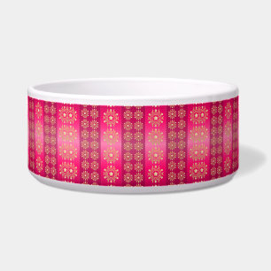 Boho Pink Pet Dish Voerbakje