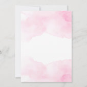 Boho Pink The Bride staat op Nine Cloud Vrijgezell Kaart (Achterkant)