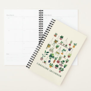 Boho Plant Dame Moderne Kamerplanten Persoonlijke  Planner