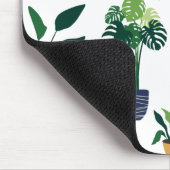 Boho Plant Lady Illustration Art Muismat (Hoek)