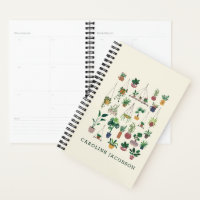 Boho Plant Lady Modern Houseplant Monogrammed