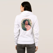 Boho Plant Lady Sweatshirt - Plus-Size Bruine-Skin (Achterkant volledig)