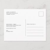 Boho Plant We hebben adreswijziging verplaatst Aankondigingskaart (Achterkant)