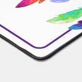 Boho plumes bloc-notes personnalisé (Coin)