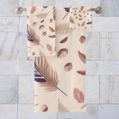 Boho, Plumes, Moderne, Chic, Nuetral, Tan