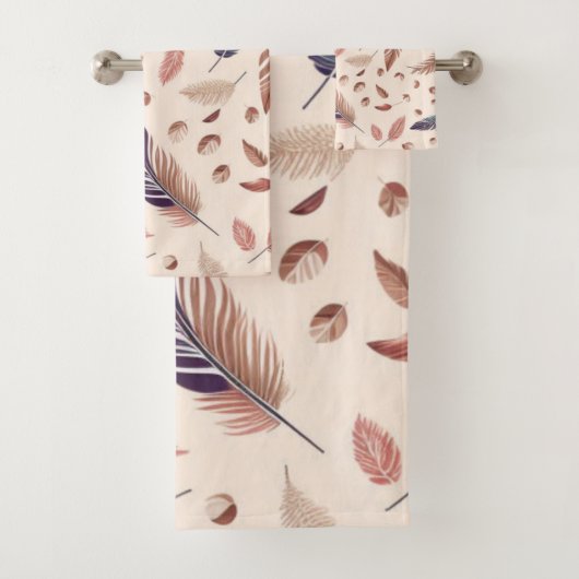 Boho, Plumes, Moderne, Chic, Nuetral, Tan (En situation)