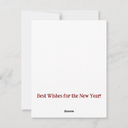 Boho Poinsettia Funky Pattern Vrolijk Kerstfeest Feestdagenkaart (Achterkant)