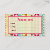 Boho pointille le rendez-vous de salon de (Dos)