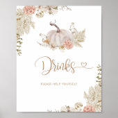 Boho pomkin Drink Poster (Voorkant)