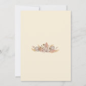 Boho Pompagras Save The Date Kaart (Achterkant)