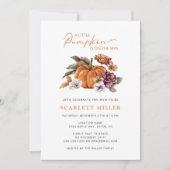 Boho pompoen Baby shower Kaart (Voorkant)