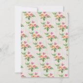 Boho Pony Birthday Party Kaart (Achterkant)