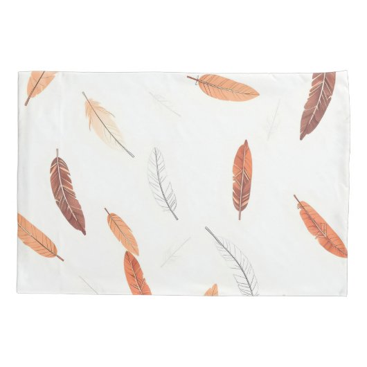 Boho Popular Feathers Luxe Collectie Kussensloop (Achterkant)