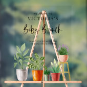 Boho Poted Houseplants Baby Brunch Bienvenue (Neutre)