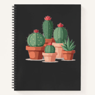 Boho Potted Cacti Plant Liefhebber Notitieboek