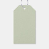 Boho Potted Houseplants Baby shower Bedankt Cadeaulabel (Achterkant)