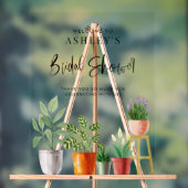 Boho Potted Houseplants Vrijgezellenfeest Welkom Acryl Bord (Neutraal)