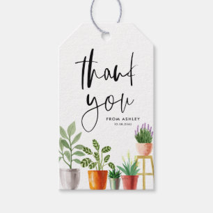 Boho Potted Huisplanten Verjaardagsfeest Bedankt Cadeaulabel