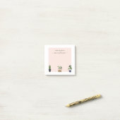 Boho Potted Planten from the Desk of Personalized  Post-it® Notes (Op bureau)