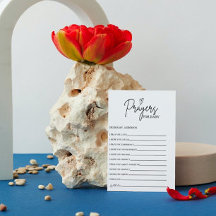 Boho Prayers voor Baby Well Wensen voor Baby showe Kaart