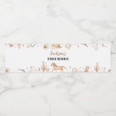 Boho Premier Rodeo Anniversaire Étiquette de boute (Étiquettes simples)