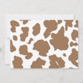 Boho Premier Rodeo Anniversaire Photo Carte de rem (Dos)