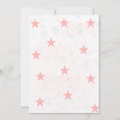 Boho Princess Whale Girl Baby Shower Invitations (Dos)