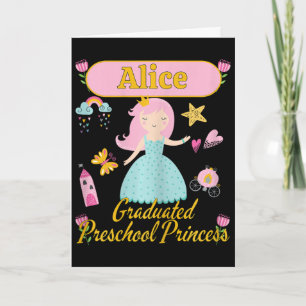 Boho Prinses Alice 2026 Persoonlijke Preschool Gr Kaart