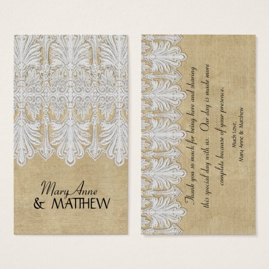 BOHO Printing Burlap n dentelle gitane Moderne Sty (Devant & derrière)