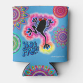 Boho psychedelische hete kikker koelbox blikjeskoeler (Voorkant)