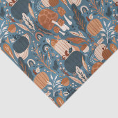 Boho Pumpkin Herfst Tissuepapier (Detail)