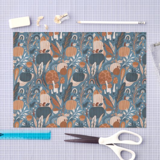 Boho Pumpkin Herfst Tissuepapier (Craft)