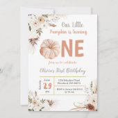 Boho Pumpkin Op uitnodiging van één dag (Voorkant)