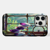 Boho Purple Dreamcatcher in Window (Verso Horizontal)