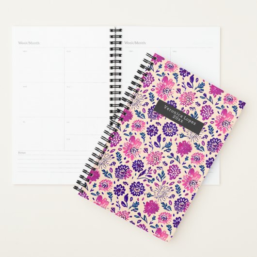 Boho Purple Floral (Devant avec enveloppe)