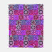 Boho Quilt Deken - Paarse (Voorkant)