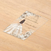 Boho Quinceanera Acryl Uitnodigingen (Laagn)