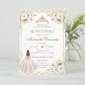 Boho Quinceanera Invitation (Debout devant)