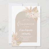 Boho Quinceanera Kaart (Voorkant)