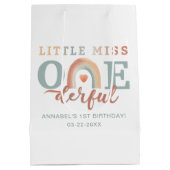 Boho Rainbow 1er Anniversaire Sac cadeau - Aquarel (Dos)