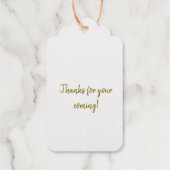 Boho Rainbow Aangepaste Verjaardagsfeest Folie Uit Cadeaulabels (Achterkant)