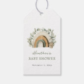Boho Rainbow Baby Cadeaulabel (Voorkant)