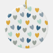 Boho Rainbow Baby Personalized Birth Stats Keramisch Ornament (Achterkant)