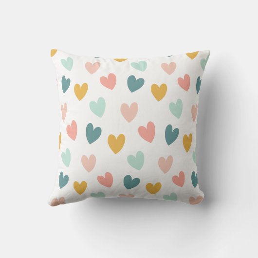 Boho Rainbow Baby Personalized Birth Stats Kussen (Achterkant)