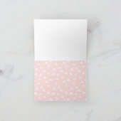 Boho Rainbow Baby shower Bedankkaart (Binnen)