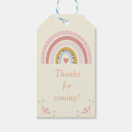 Boho Rainbow Baby shower Favor Tags -  Cadeaulabel