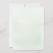 Boho Rainbow Baby shower Invitation Card Kaart (Achterkant)